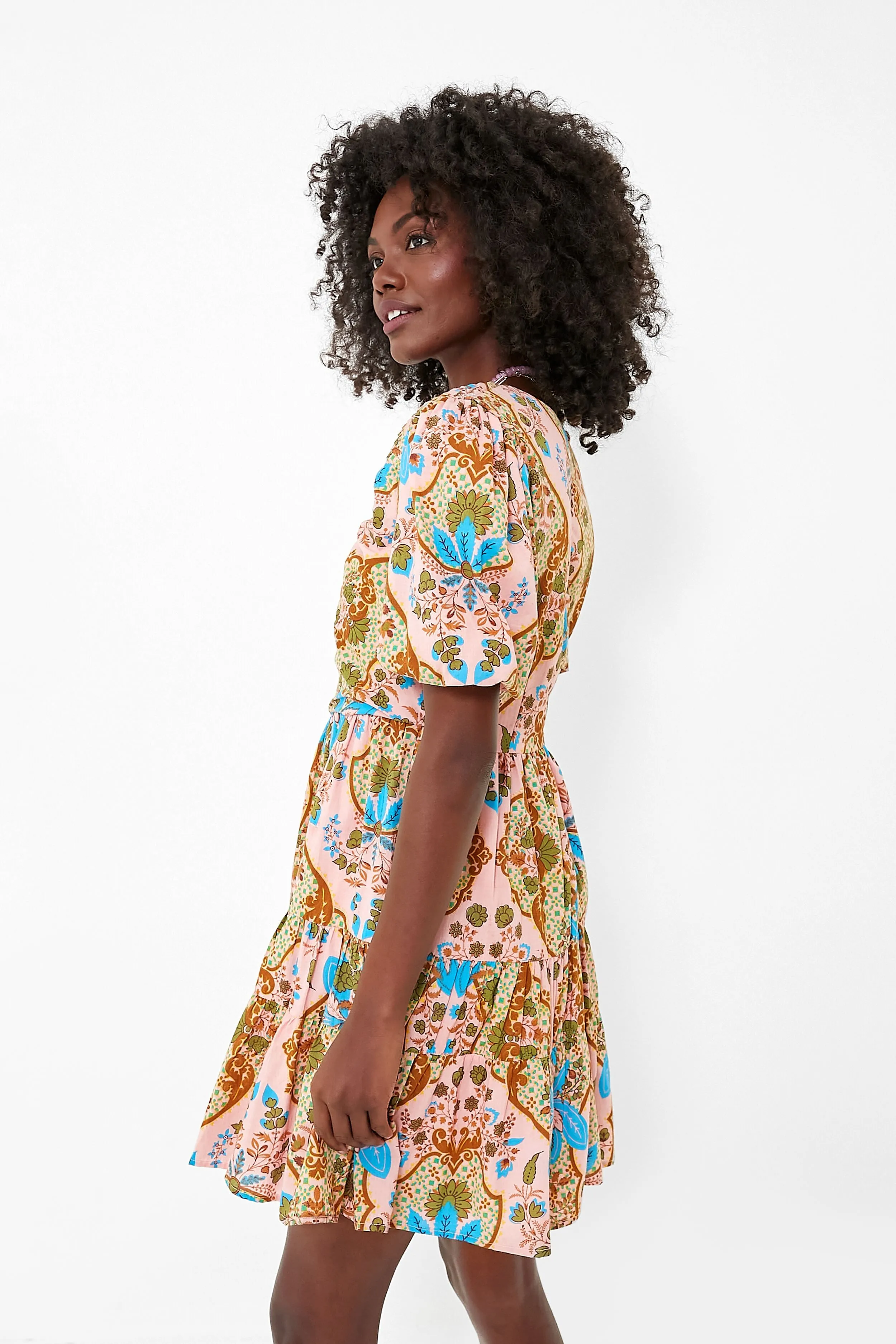 Peach Sloan Mini Dress
