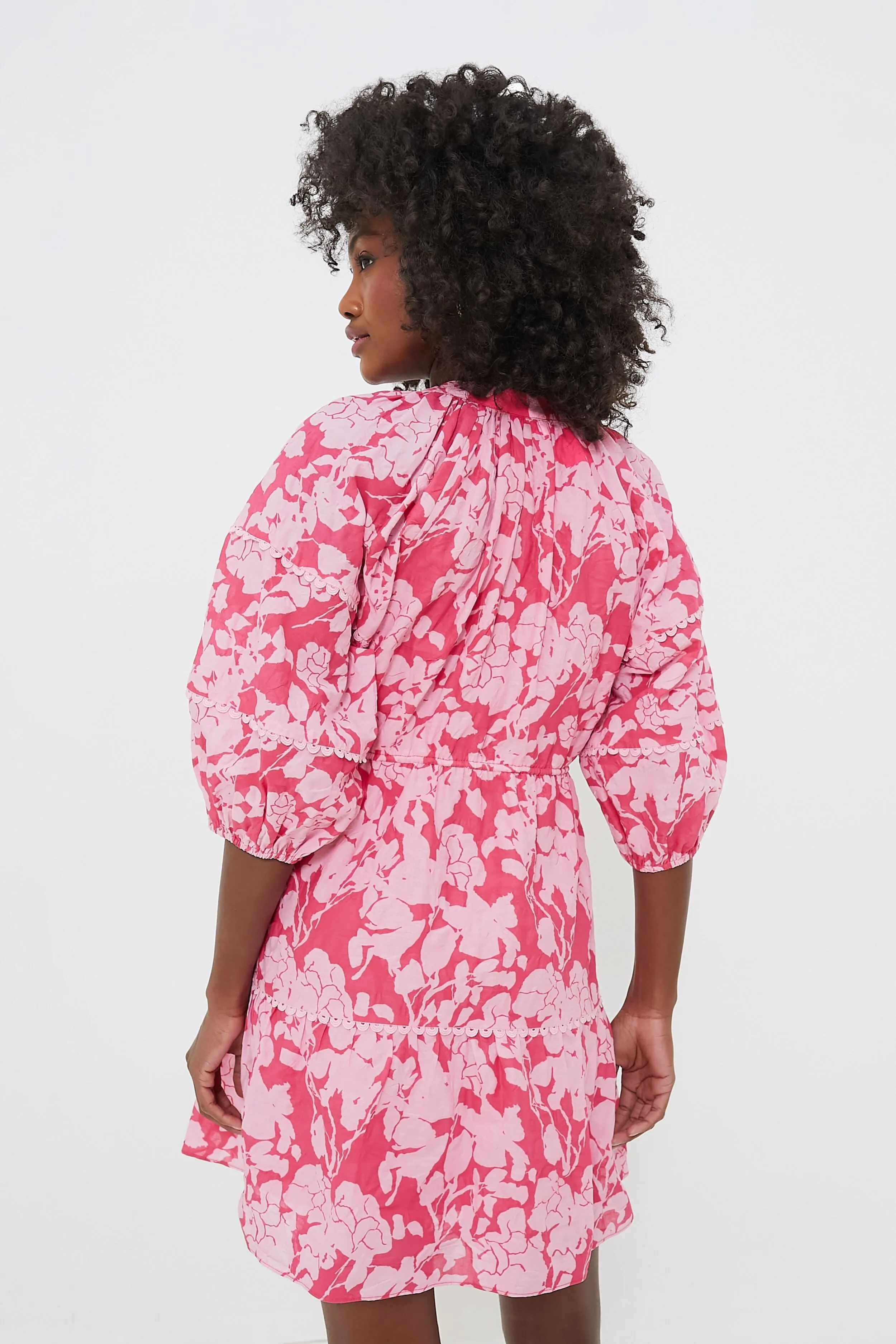 Pink Floral Matilda Mini Dress