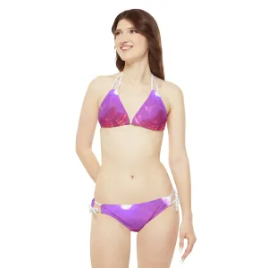 Pink - Strappy Bikini Set