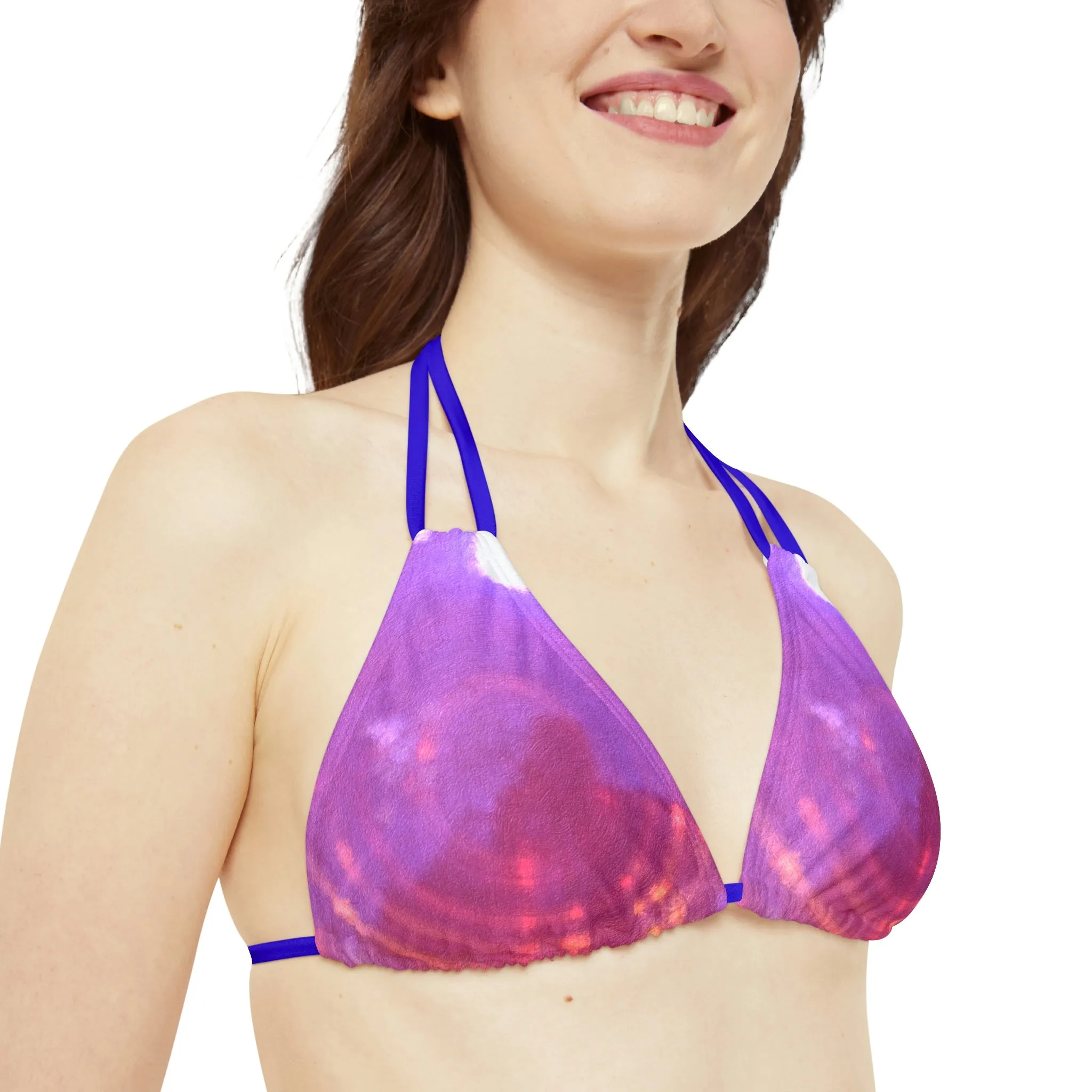 Pink - Strappy Bikini Set