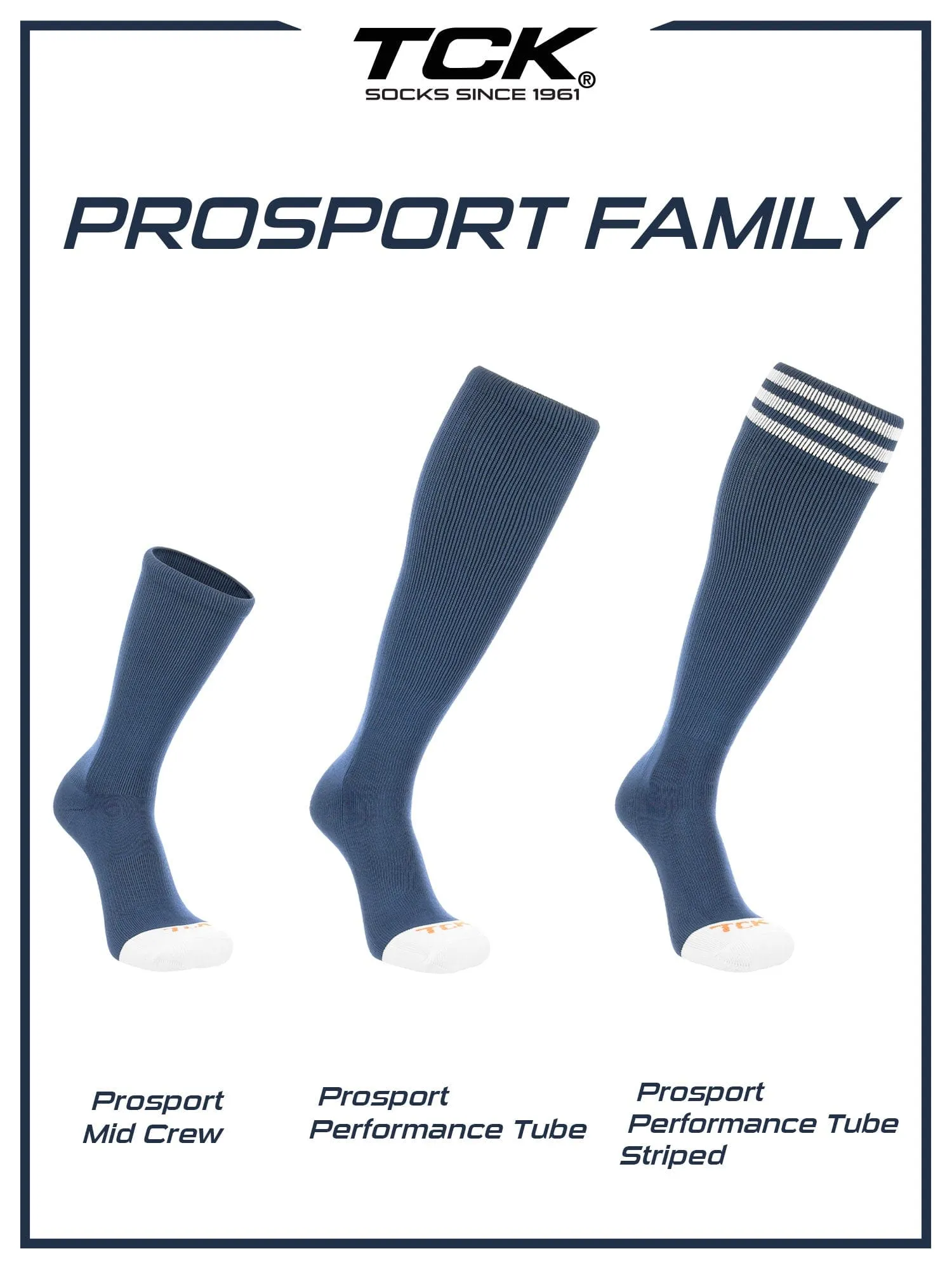Prosport Performance Tube Socks - Adult Sizes