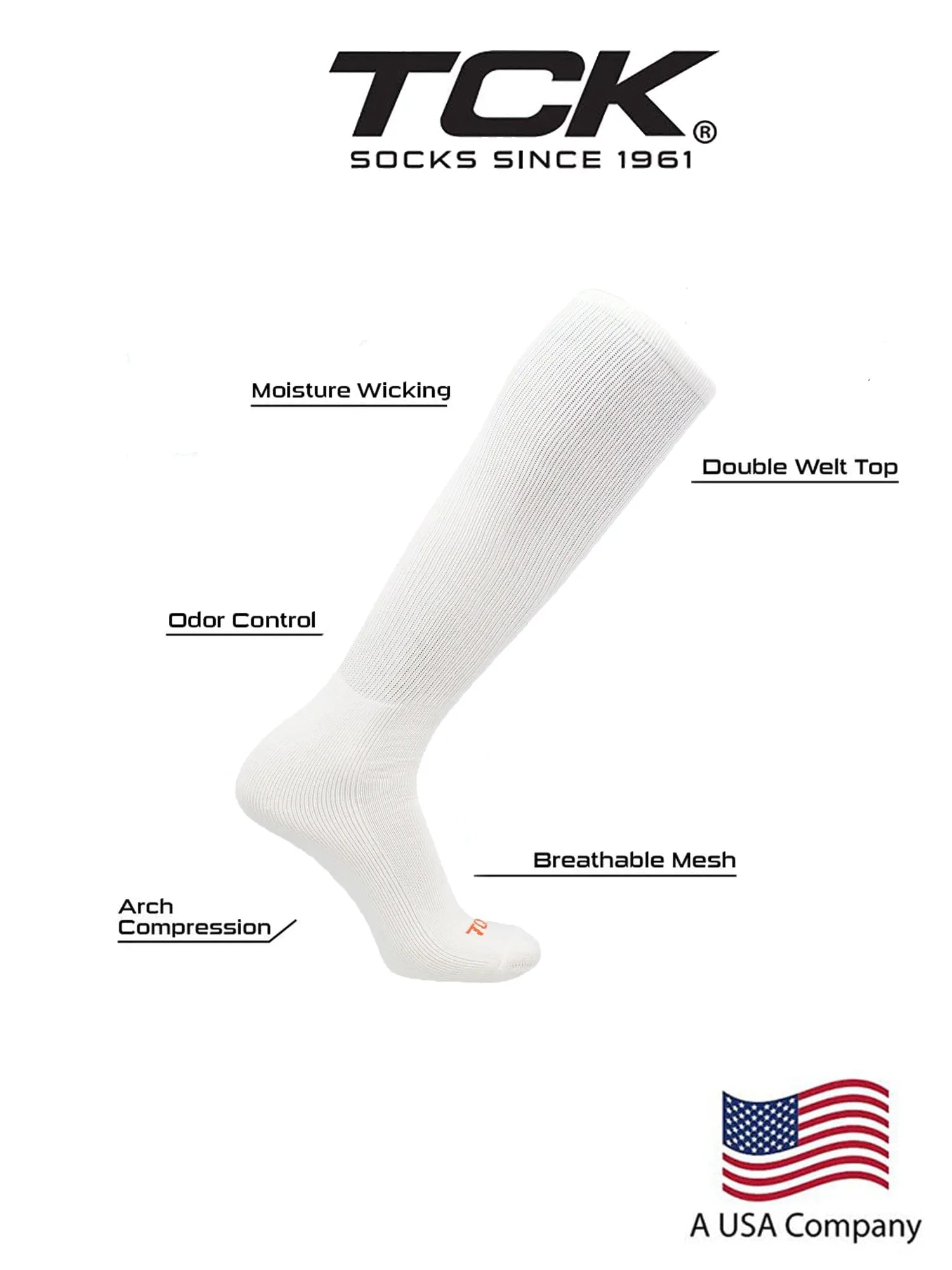 Prosport Performance Tube Socks - Adult Sizes