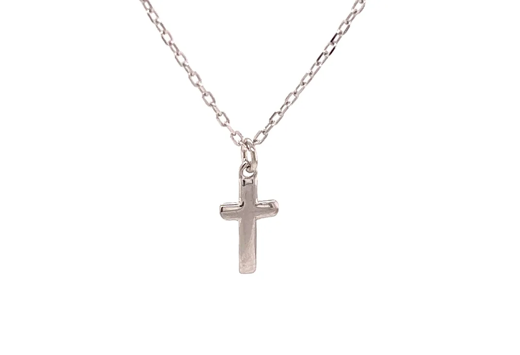 "CYNTHIA" Small Classic Cross Necklace