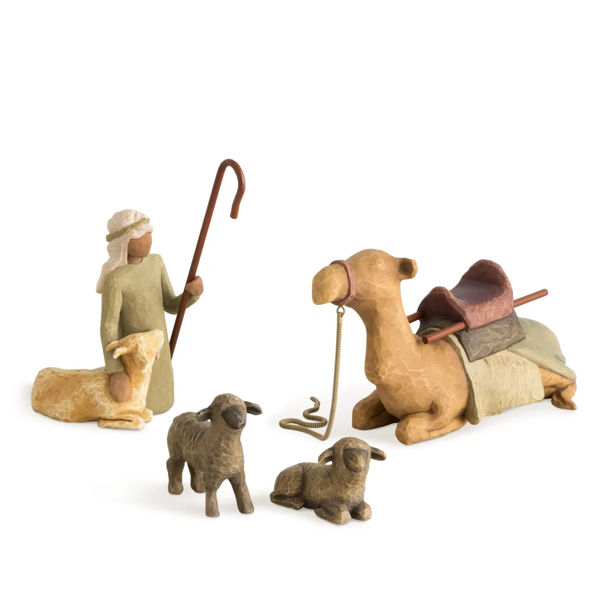"Shepherd and Stable Animals" Nativity Collection Willow Tree® Figurine