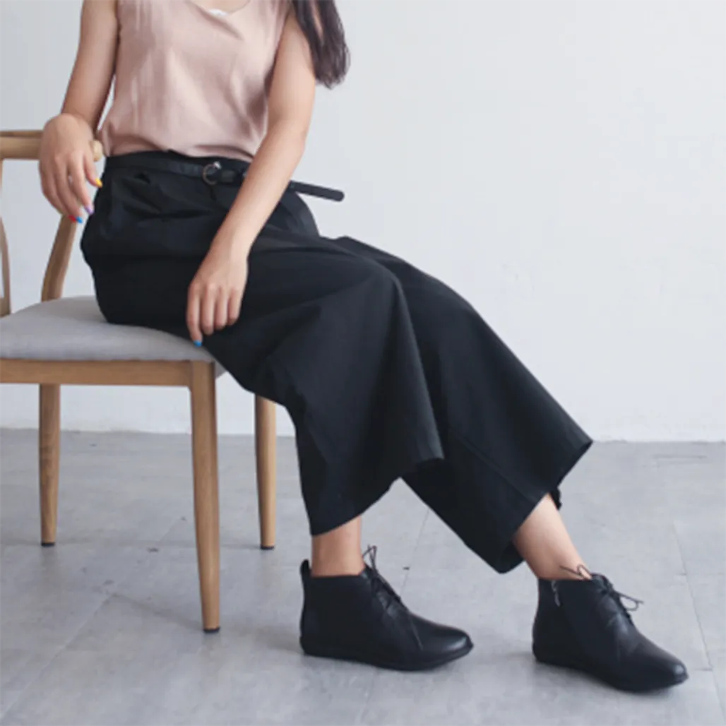 Retro Handmade Pointed Toe Boots | Gift Shoes