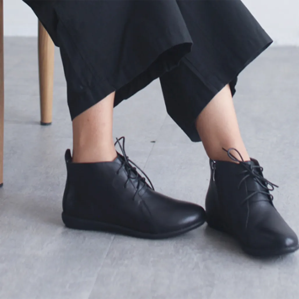 Retro Handmade Pointed Toe Boots | Gift Shoes