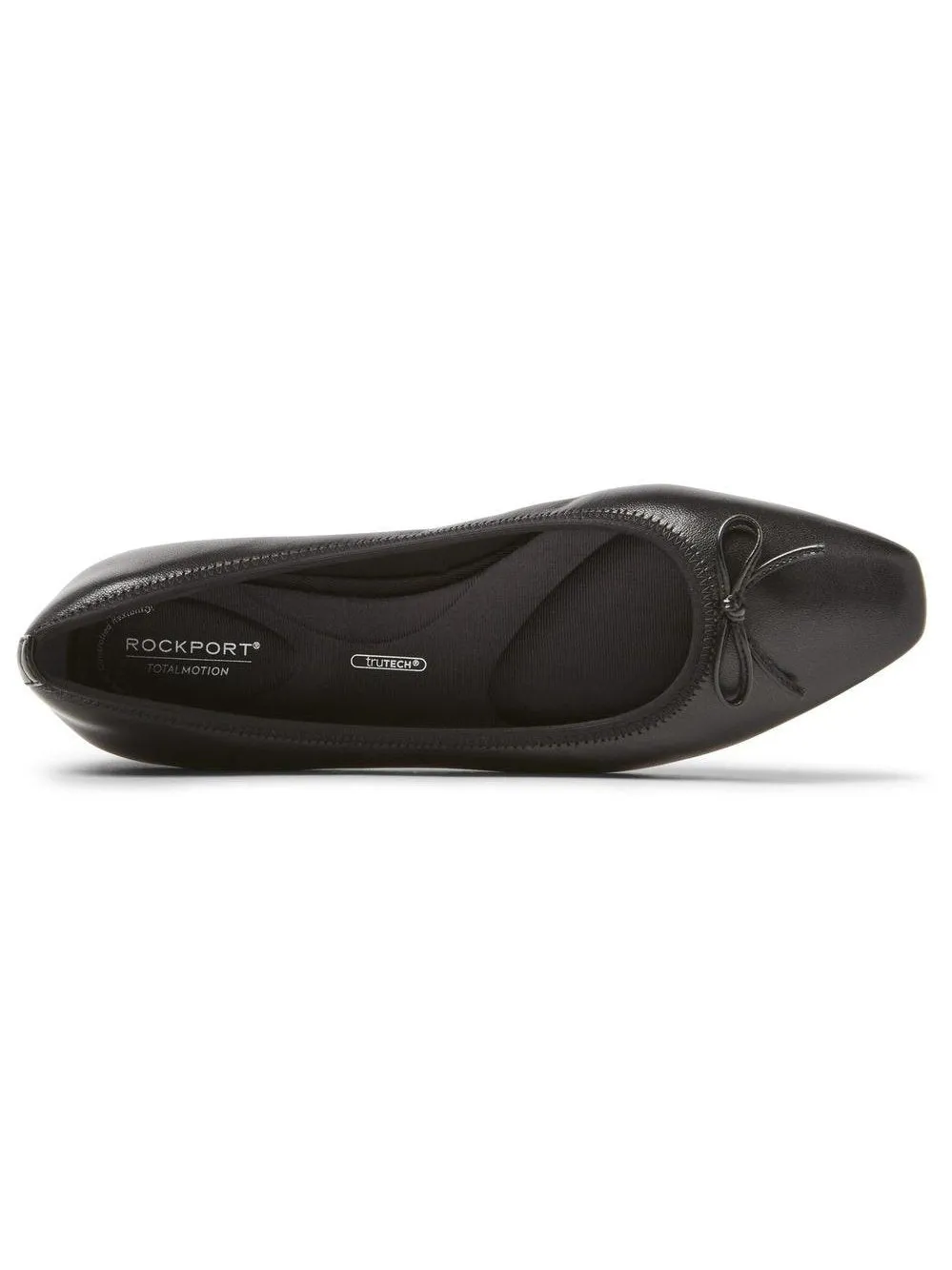 Rockport Womne's Total Motion Laylani Ballet Flat Black CI2234