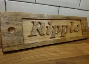 Rustic Wooden Horse Stable/Stall Name Plate/Plaque/Sign. Reclaimed Wood