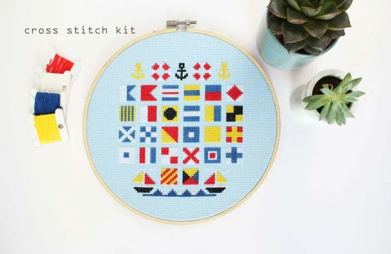 Sailors Alphabet (Counted Cross Stitch)