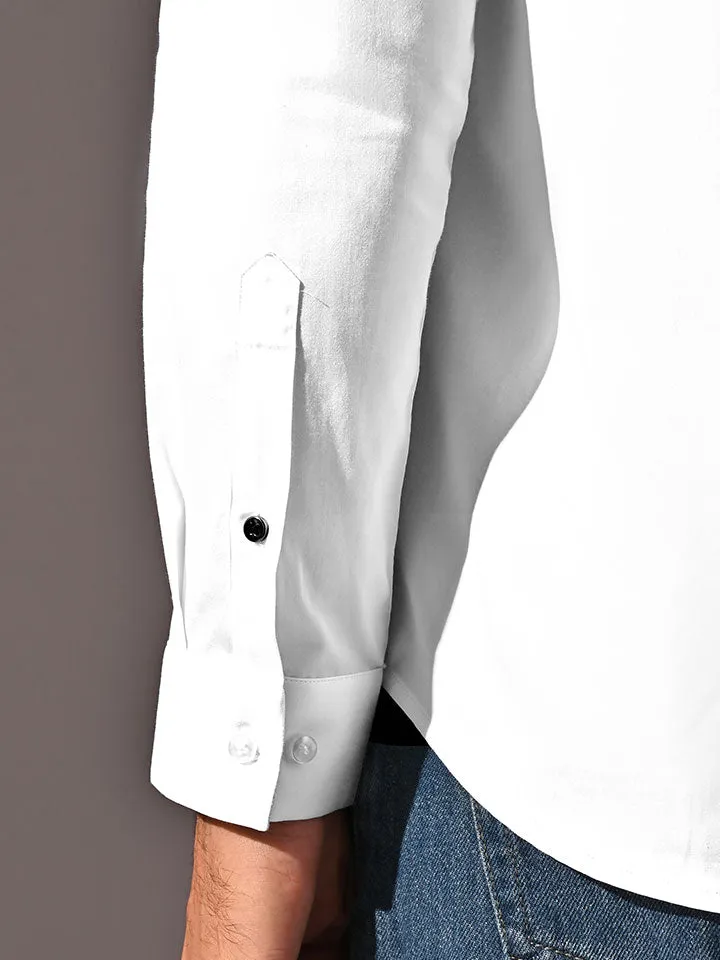 Satin Weave Party Shirt - Zest
