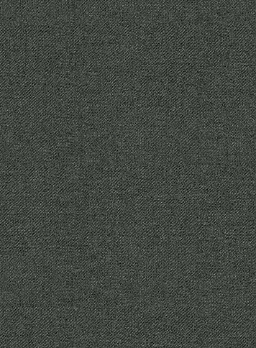 Scabal Seaweed Green Wool Pants