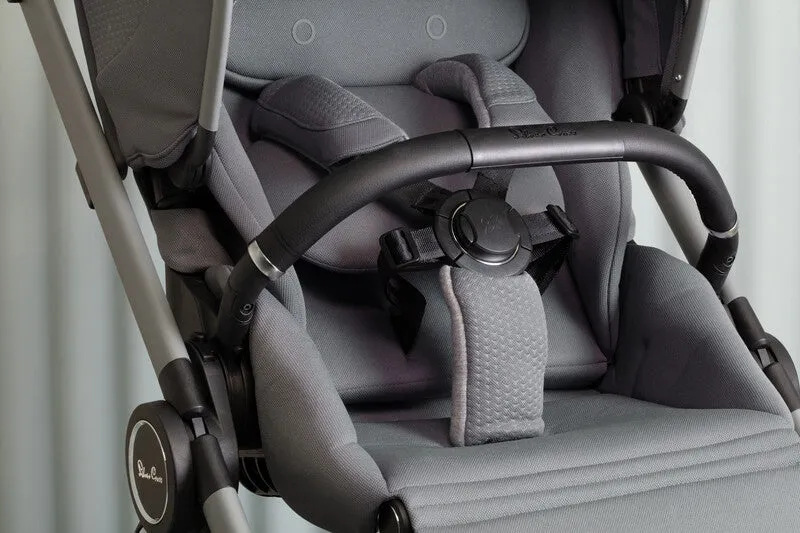 SilverCross Dune Chassis and Lie Flat Seat Unit Glacier (Soft Grey/Alu)