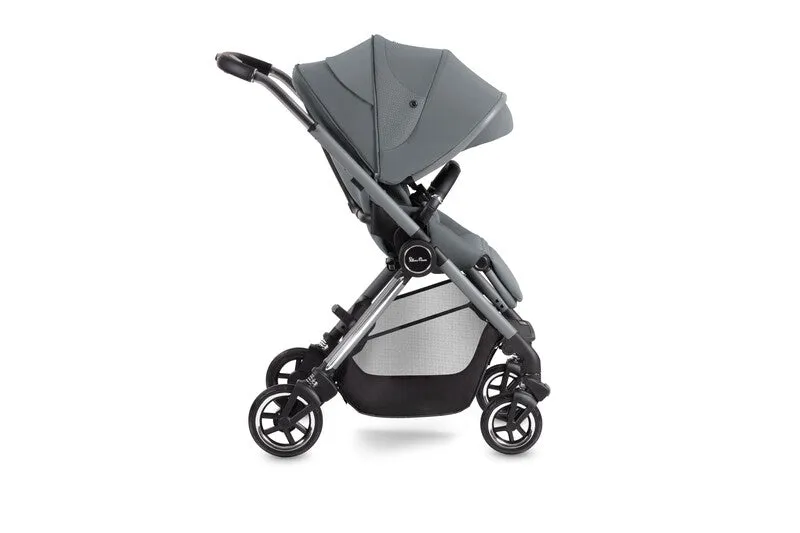 SilverCross Dune Chassis and Lie Flat Seat Unit Glacier (Soft Grey/Alu)