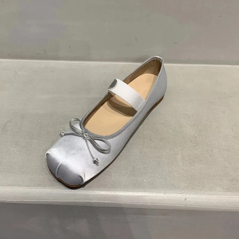 Sohiwoo New Women Flat Shoes Fashion Shallow Slip on Ladies Casual Ballet Shoes Round Toe Loafers Classics Zapatos Mujer