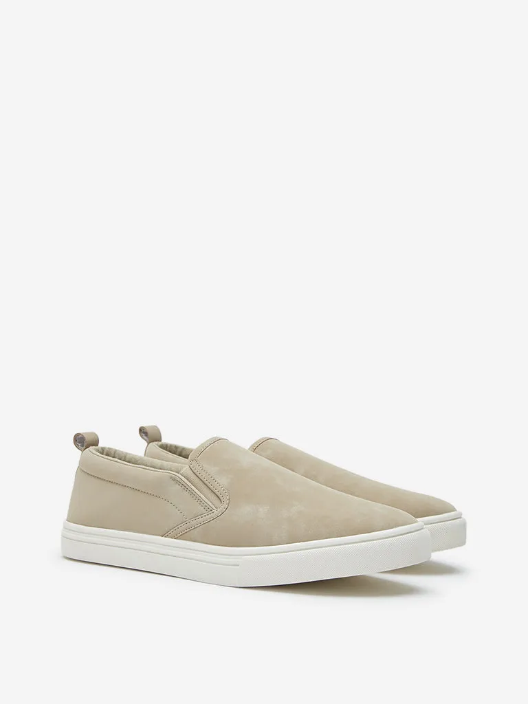 SOLEPLAY Beige Slip-On Shoes