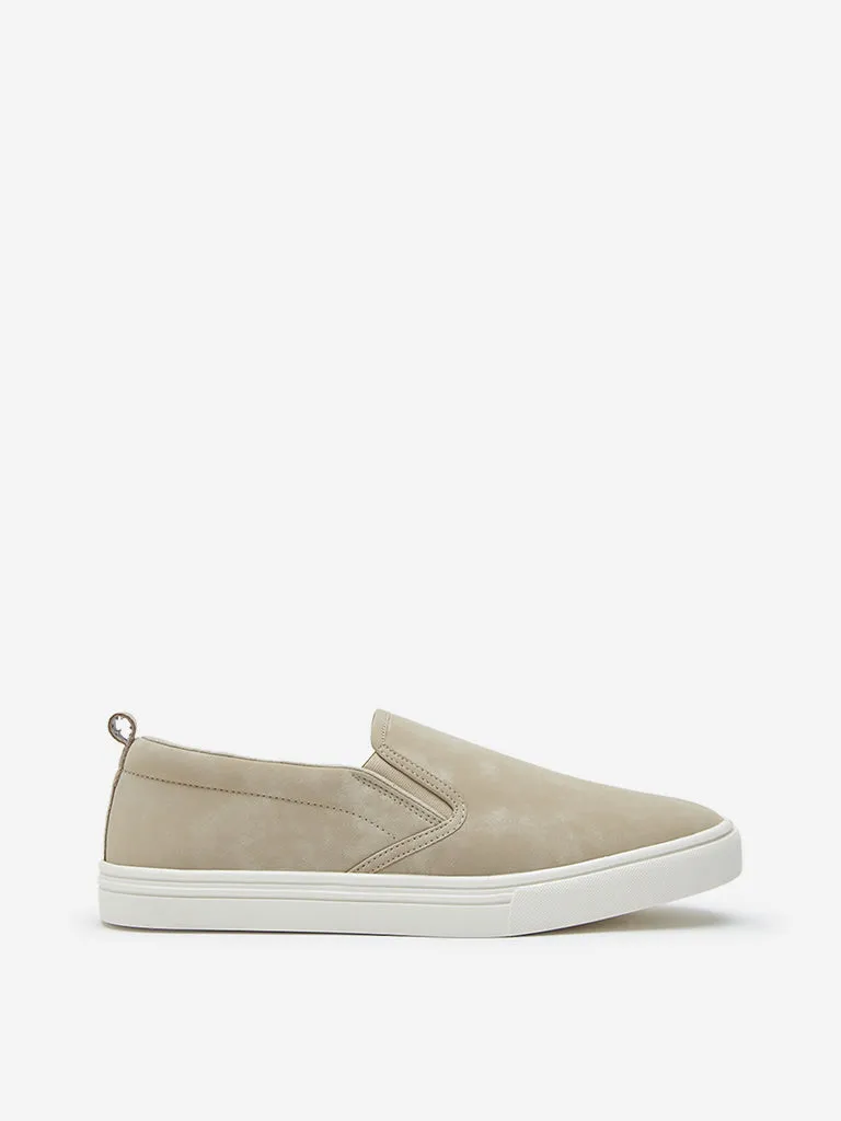 SOLEPLAY Beige Slip-On Shoes
