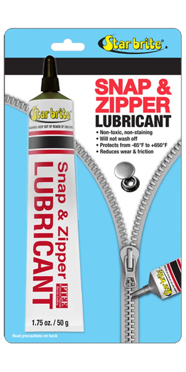 Starbrite Clear Snap & Zipper Lubricant