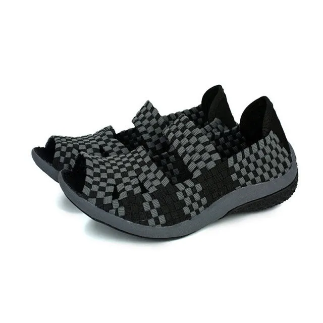 Sther Women's Fabric Summer Sandal