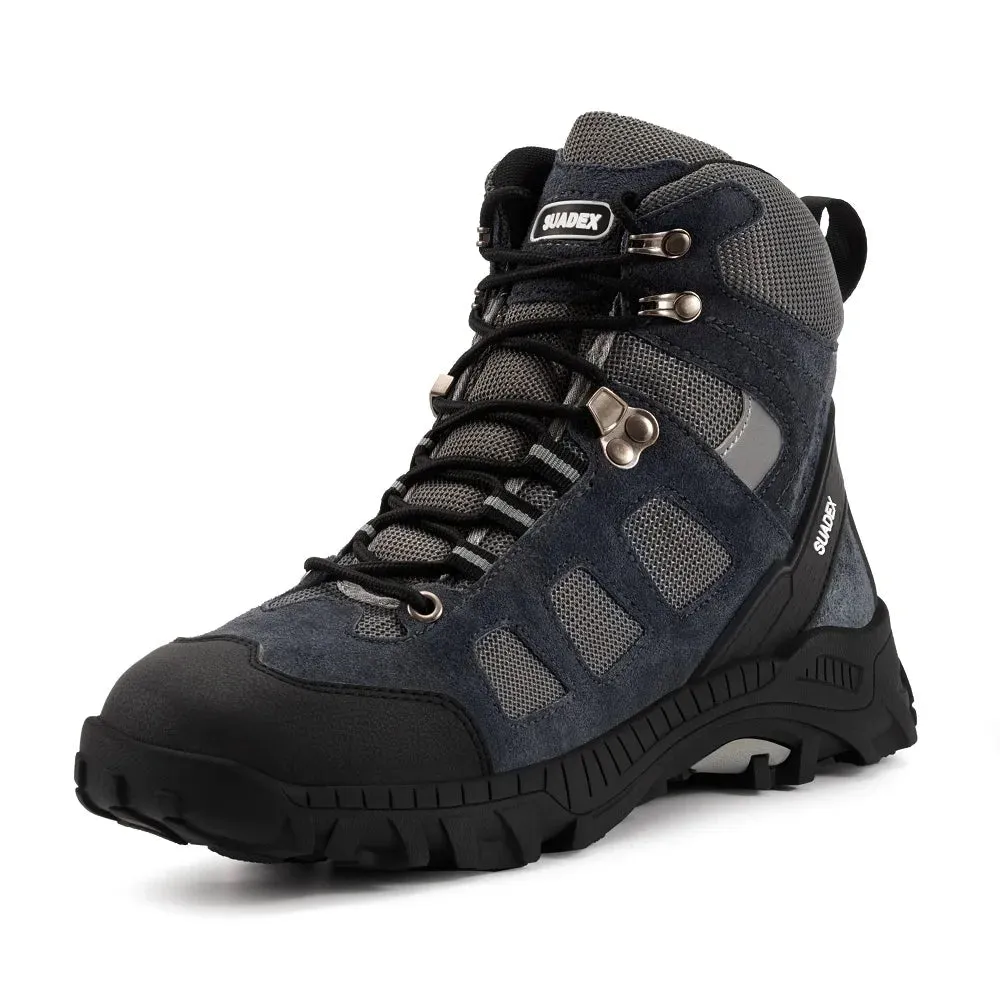 SUADEX S1 Safety Boots Men Work Shoes Anti-Smashing Steel Toe Work Safety Shoes Male Female Boots Anti-slippery EUR Size 37-48