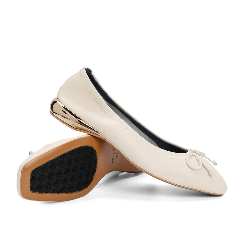Temperament Sheepskin Ballet Flats