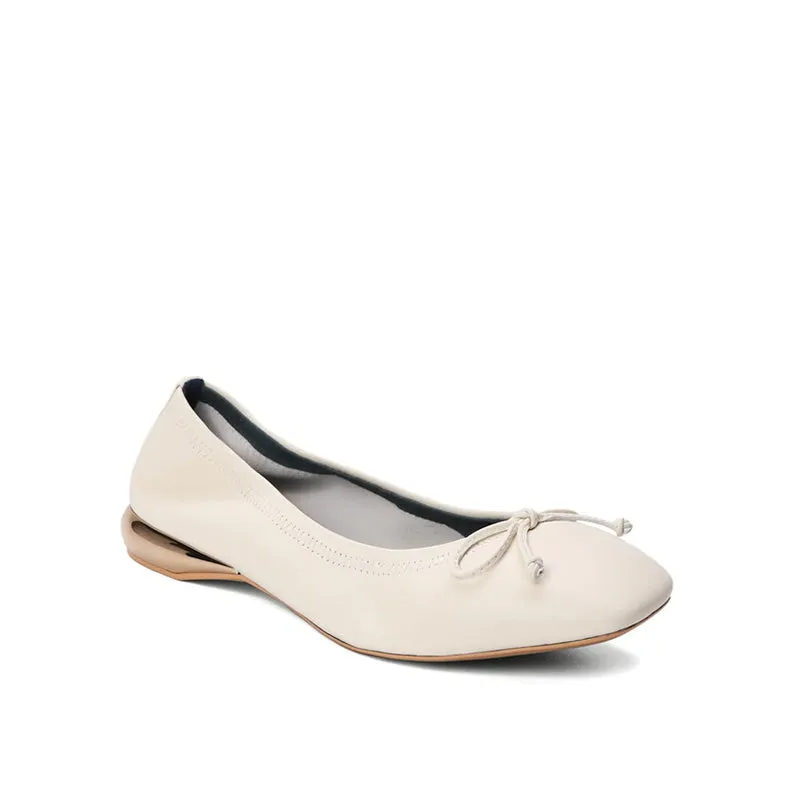 Temperament Sheepskin Ballet Flats