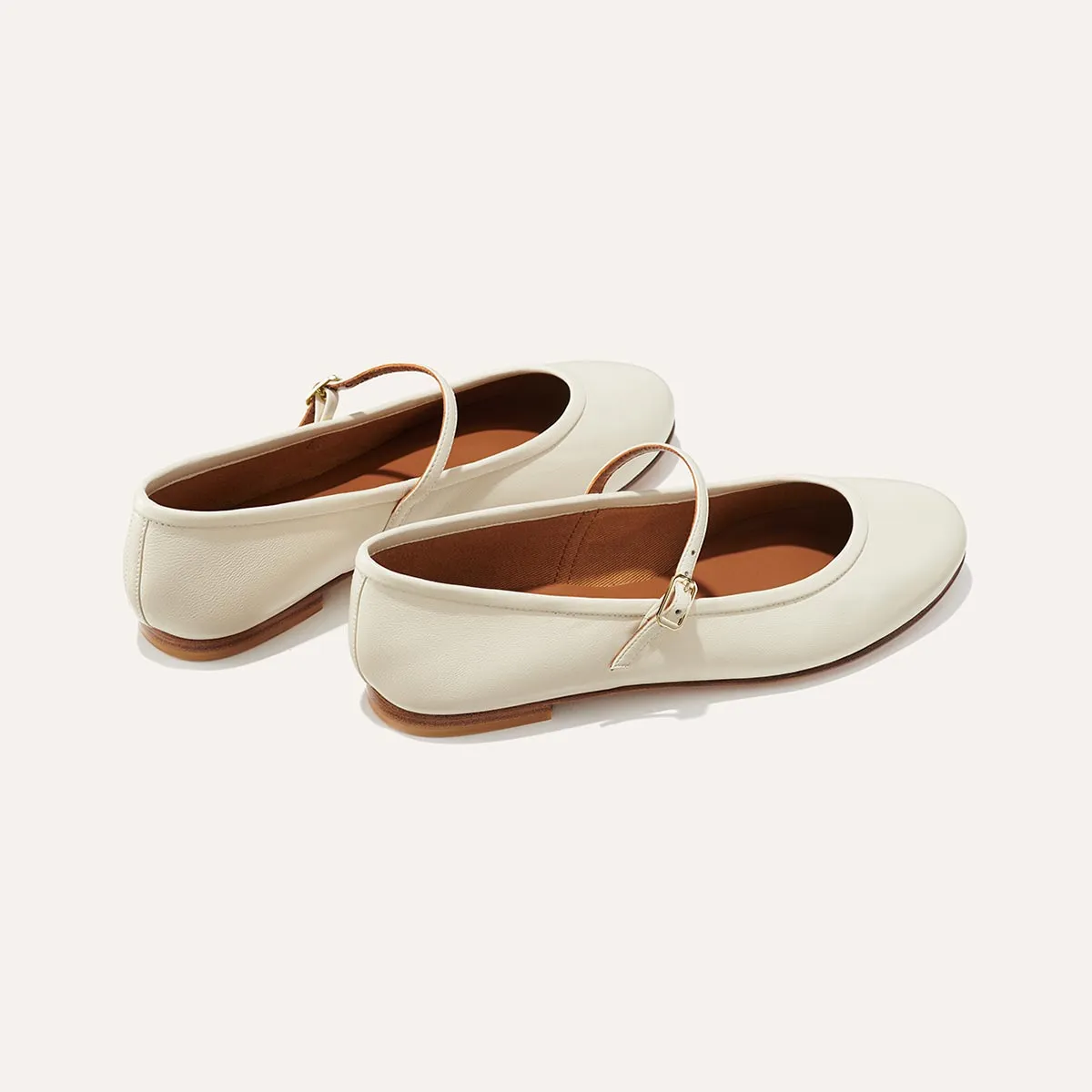 The Demi Jane - Ecru Nappa