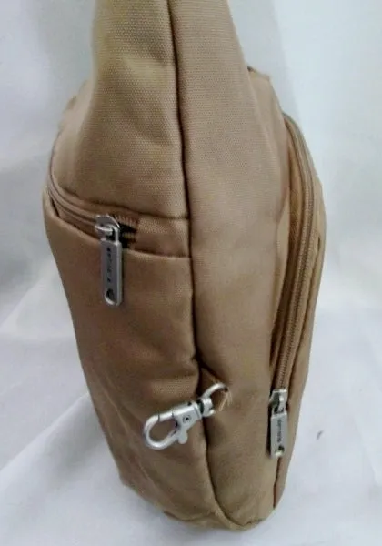 TRAVELON  Messenger Crossbody Anti-theft Shoulder Bag BROWN Travel Man Purse
