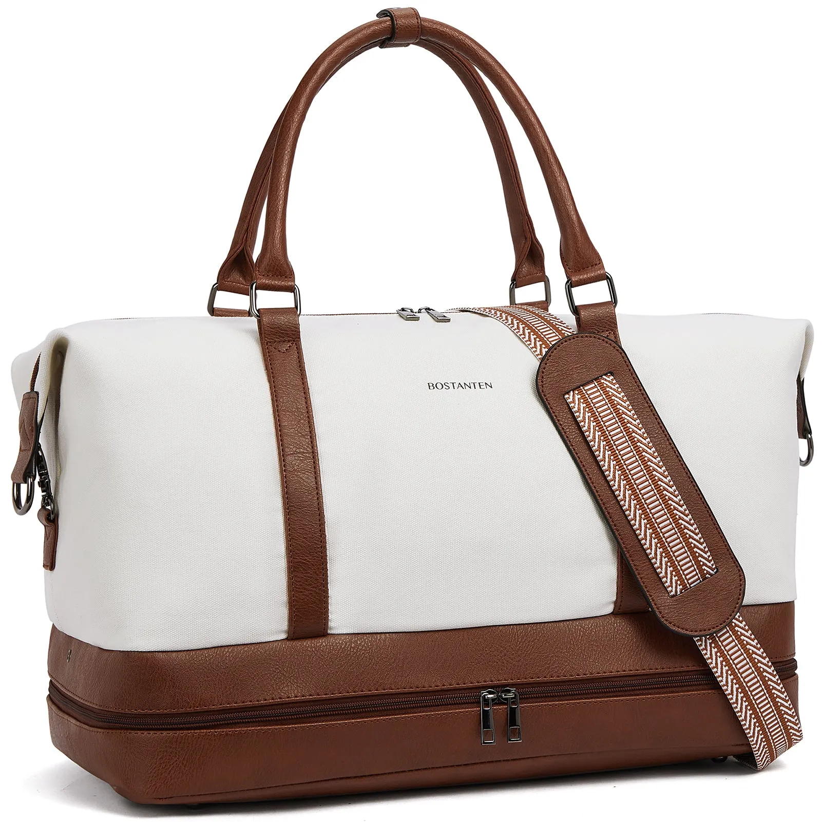 Zenobe Canvas Weekender Bag for Women
