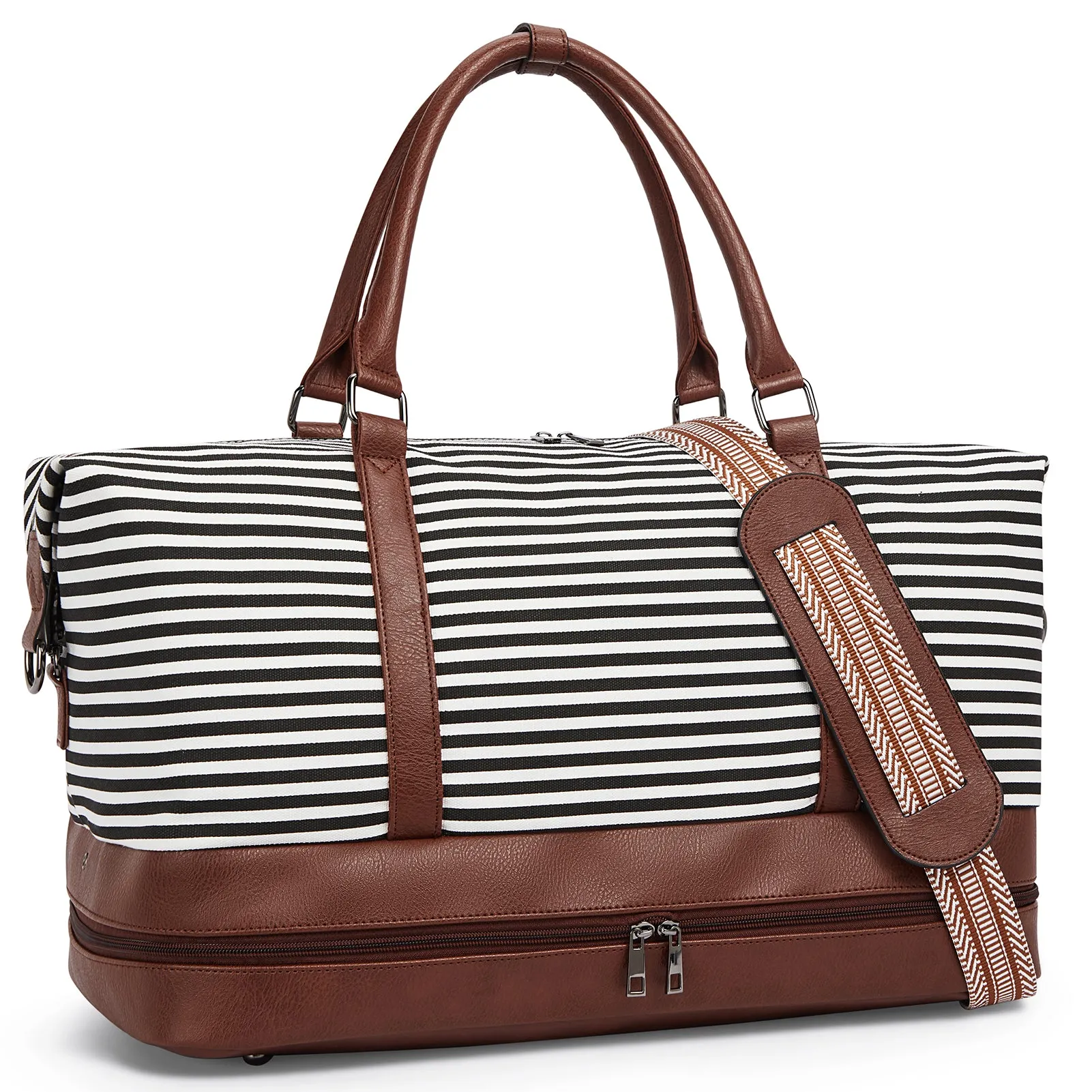 Zenobe Canvas Weekender Bag for Women