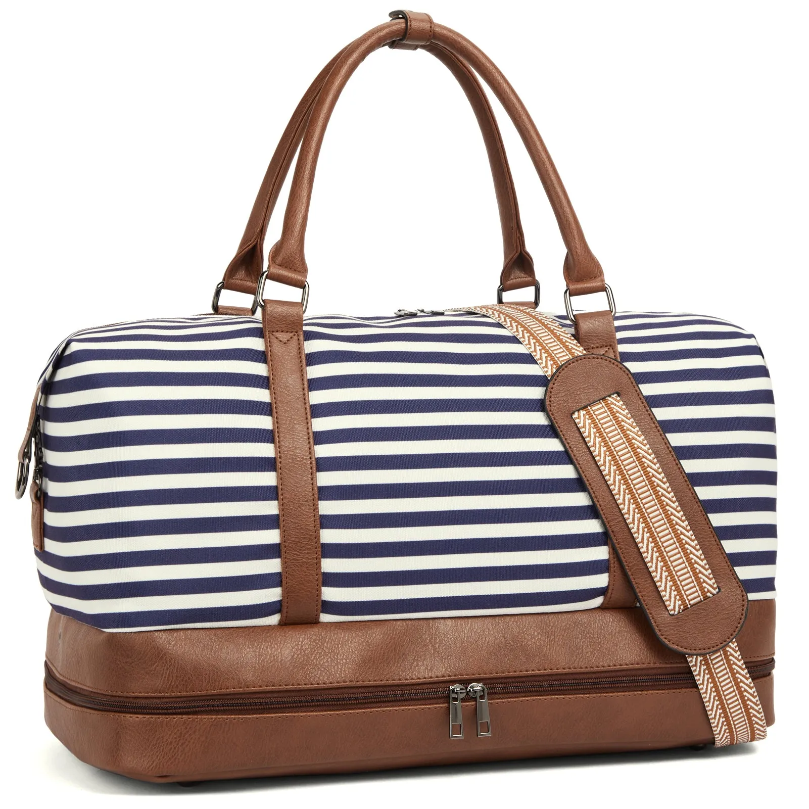 Zenobe Canvas Weekender Bag for Women
