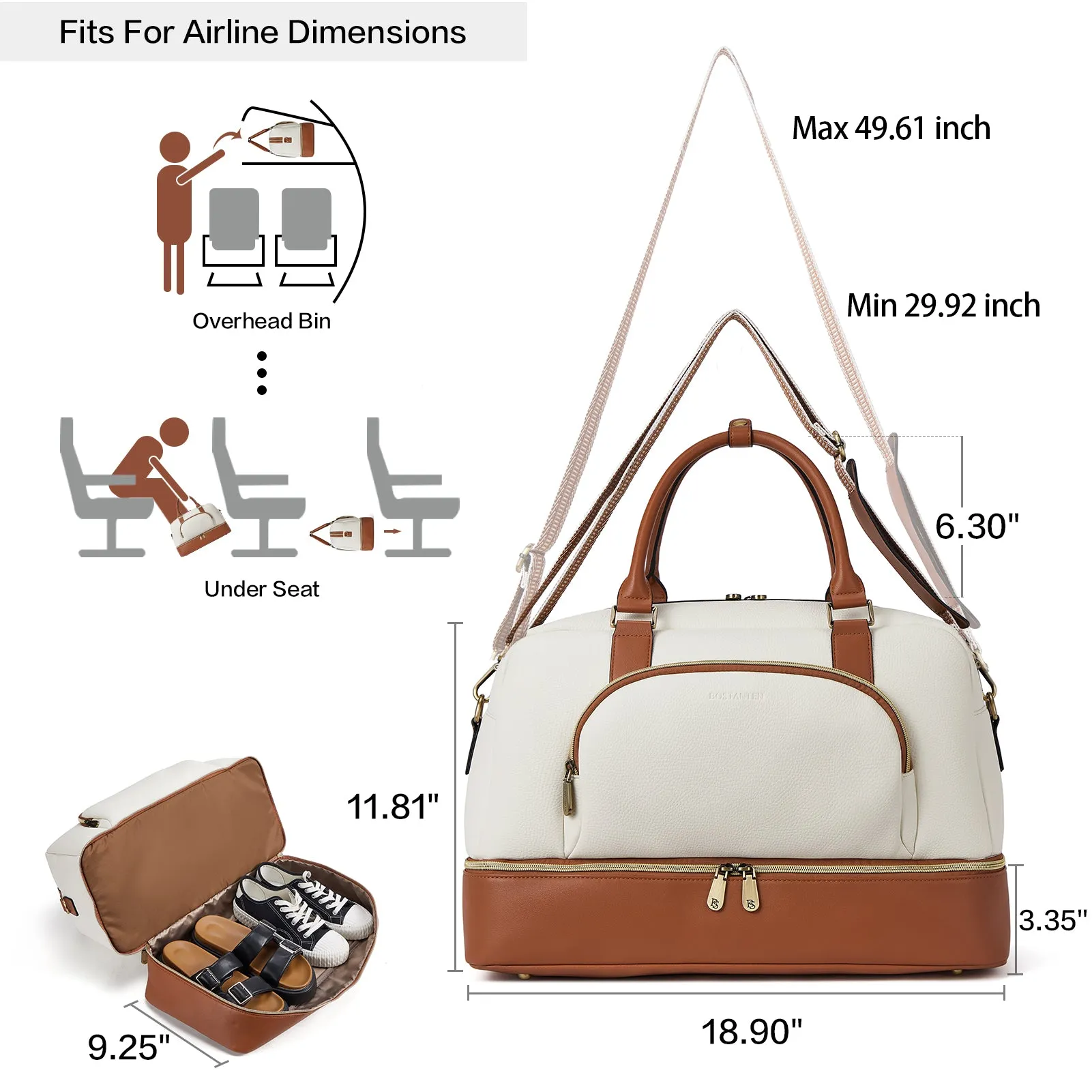Zenobe Women On the Move: The Ultimate Large Women's Duffle Bag